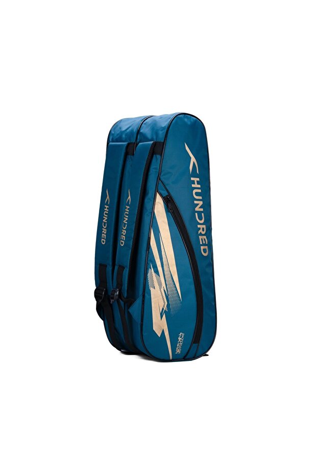 Cosmogear Badminton Kit-bag (TEAL GREEN, LARGE) | Double Zipper, Padded Back Straps