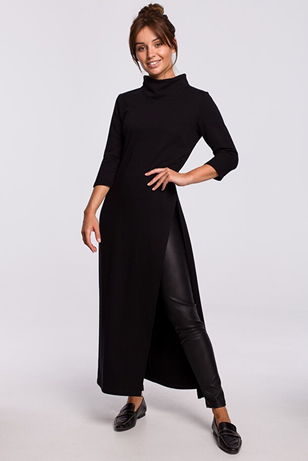 Long tunic with a slit - 1