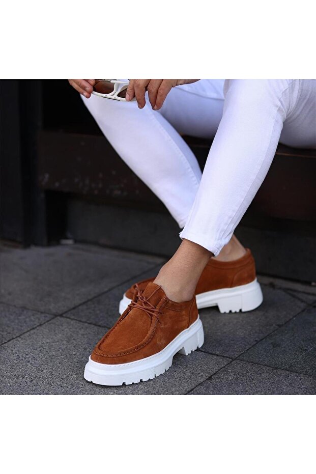 -Taba Süet Ayakkabı Taba - 2