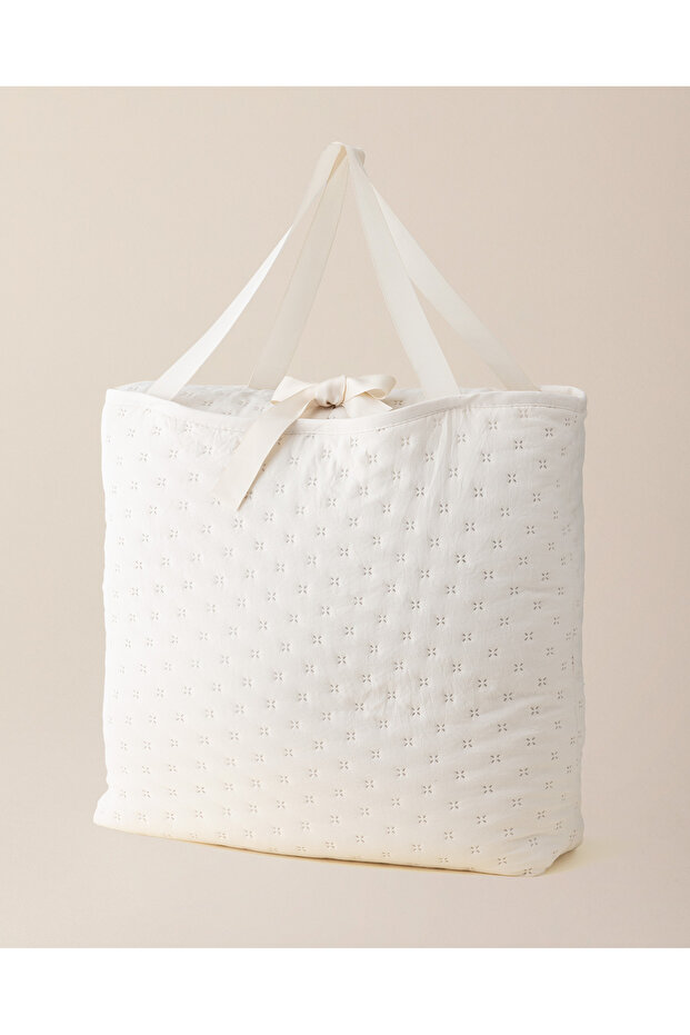 Rennes Tek Kişilik Yatak Örtüsü - Ekru - 8