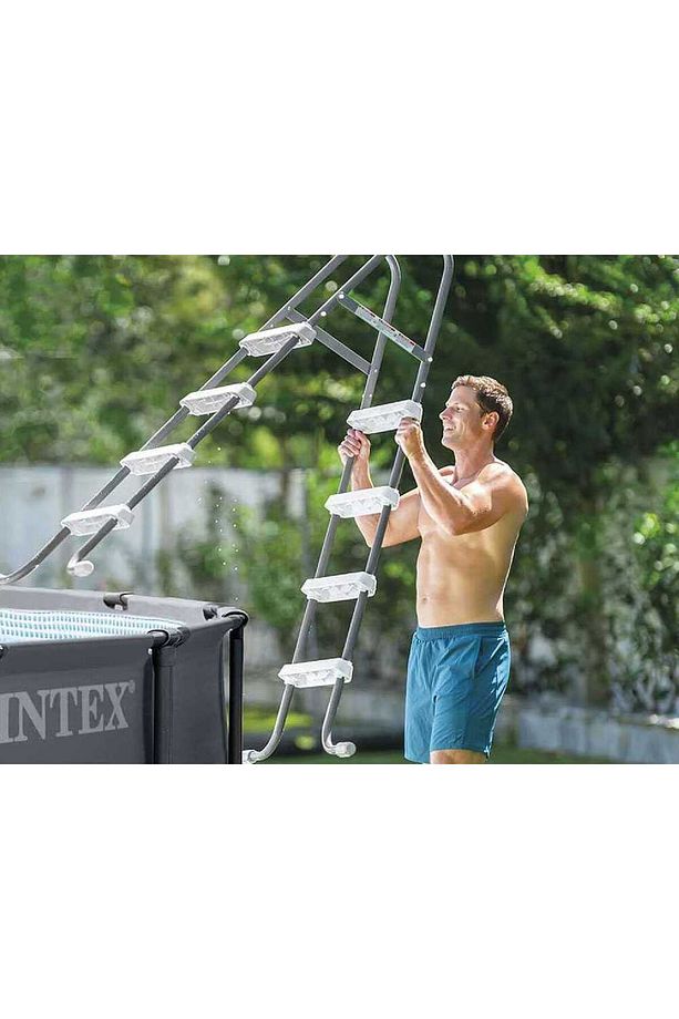 İntex 26330NP Ultra XTR Yuvarlak Prefabrik Aile Havuzu 549cmx132cm Merdiven+Filtre+Örtü Set - 3