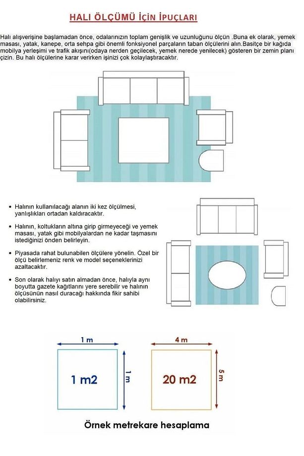 Mila Çizgili İskandinav Multi Yumuşak Ve Parlak Tuşeli Halı - 6