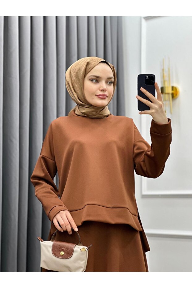 SCUBA ETEKLİ BASİC TAKIM KAHVE - 2