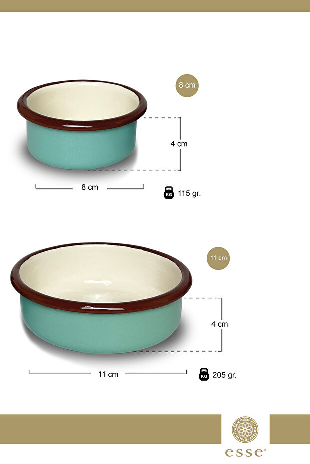 Emaye 2'li Çerezlik Seti - 2