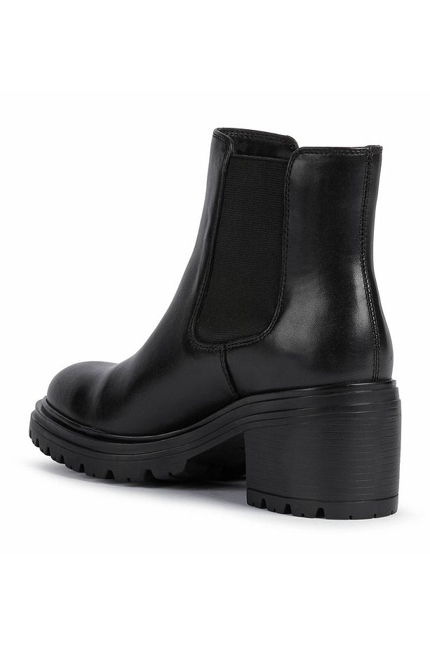 Deri + Tekstil Siyah Kadın Topuklu Bot D16QCE00043C9999 - 3