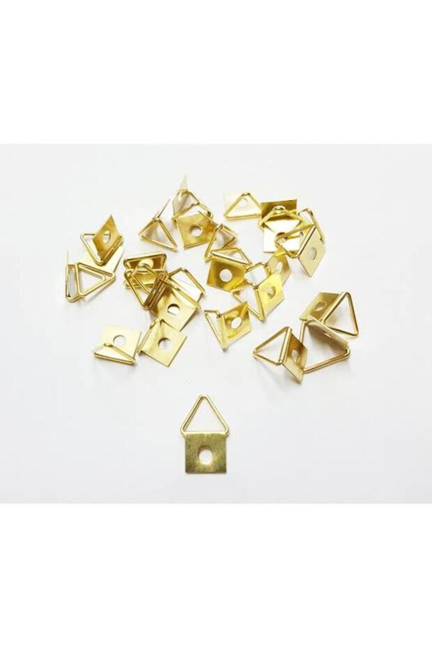 Small Triangle Table Frame Hanger and Screws 20 Pieces 12x18 Mm - 2