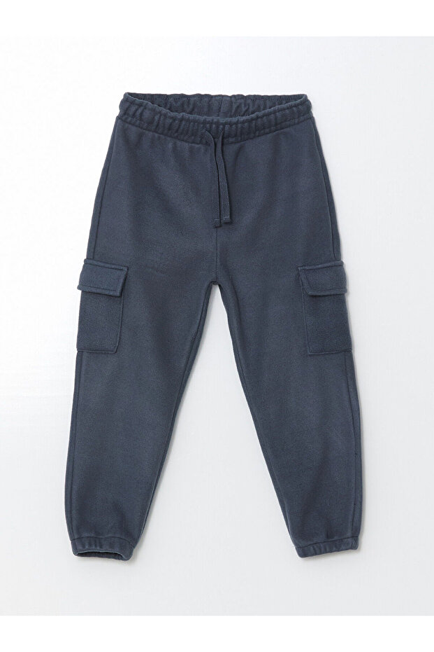 Lw - Thick Baby Boy Jogger Tracksuit Bottom with Elastic Waist