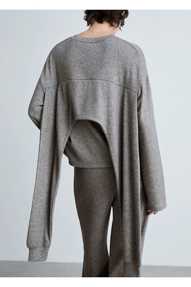 Sweatshirt mit dekorativen Ärmeln - 4