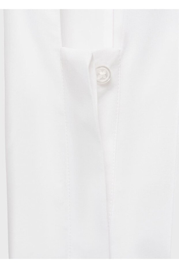 Fiyonklu pilili elbise - 7