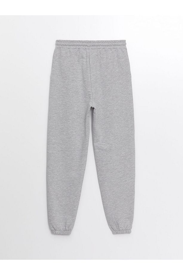 Kadin Beli Lastikli Duz Jogger Esofman Alti - W49208Z8 - 6