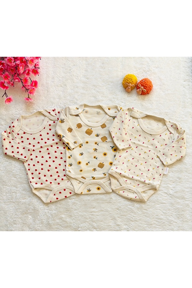 3-Piece Baby Girl Bodysuit