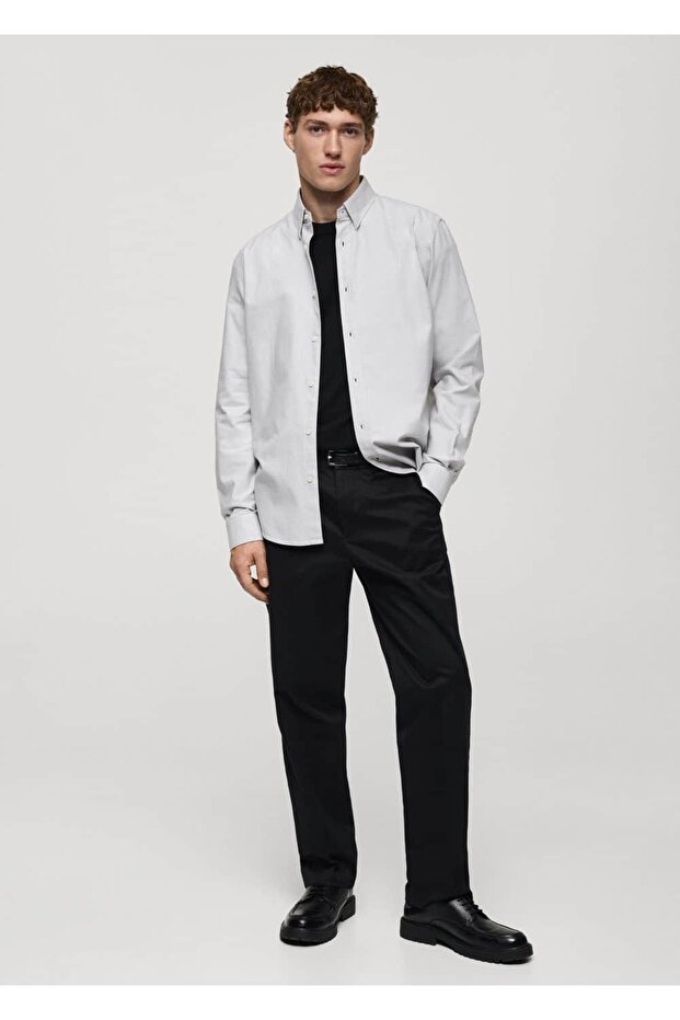 %100 Pamuklu Oxford Gömlek - 2