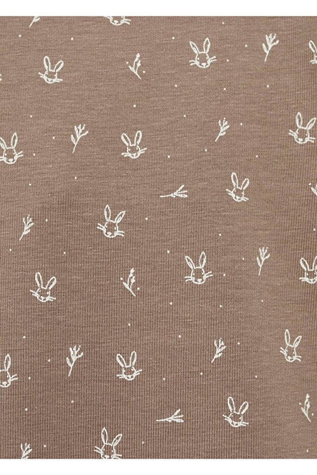 Patterned cotton bodysuit - 5
