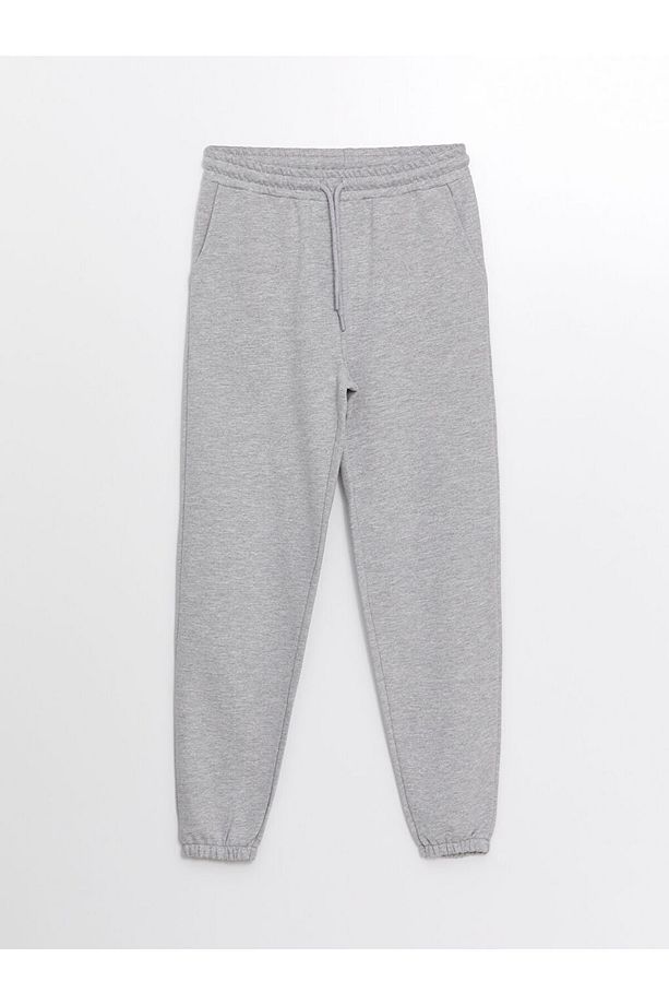 Kadin Beli Lastikli Duz Jogger Esofman Alti - W49208Z8 - 5