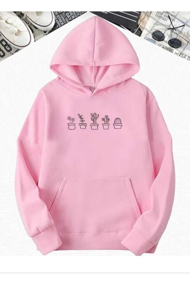 Unisex Oversize Hooded Printed