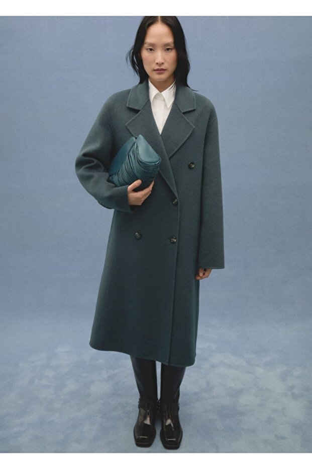 Handmade oversized wool coat - 8