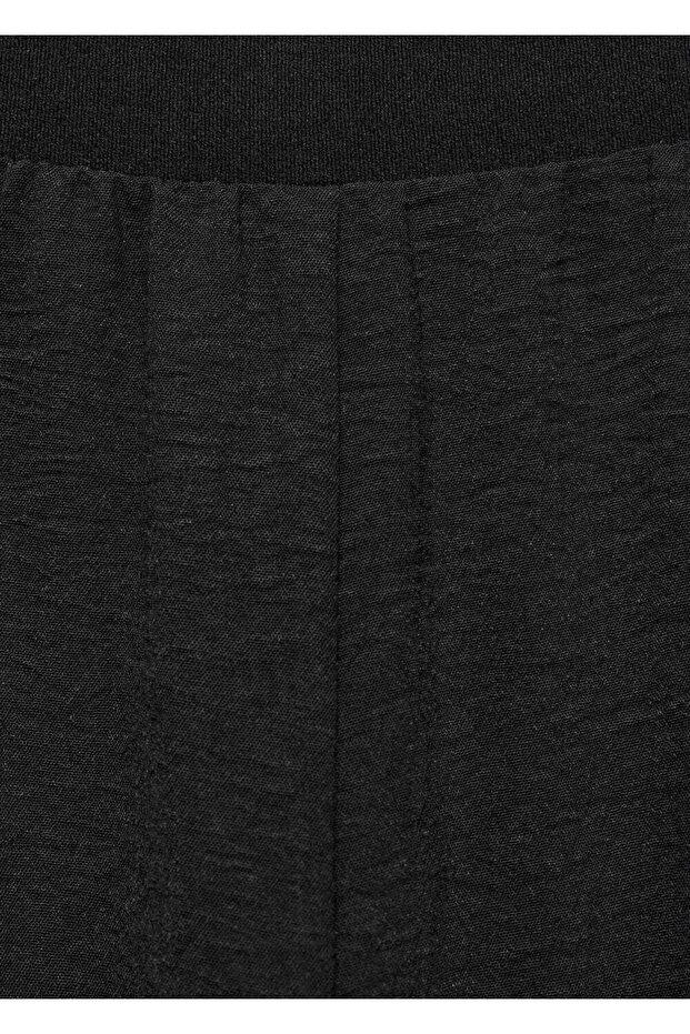 Düz kesim triko pantolon - 5