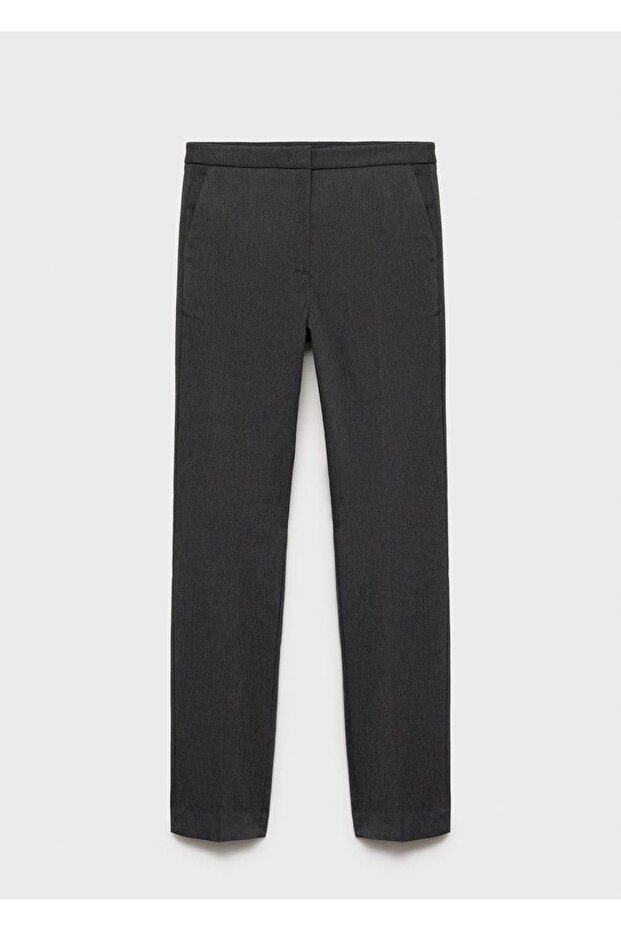 Cropped skinny pantolon - 3