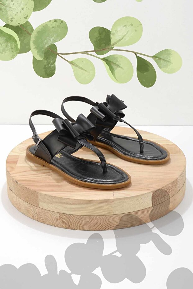 Women's Black Sandals K05311335309