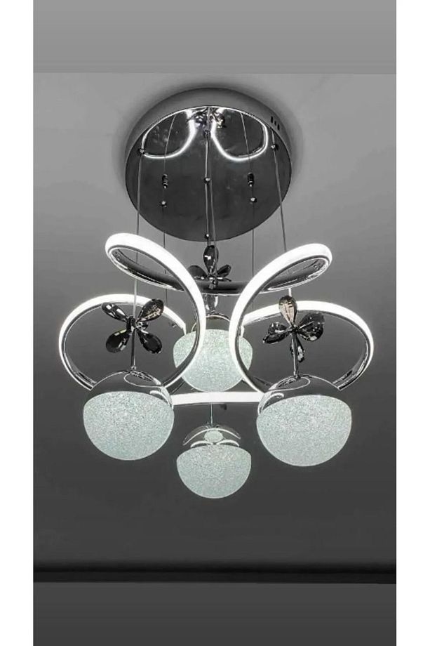 Dron Model Ledli Sarkıt 4 Toplu Avize - Salon Oturma Odası Model - 2