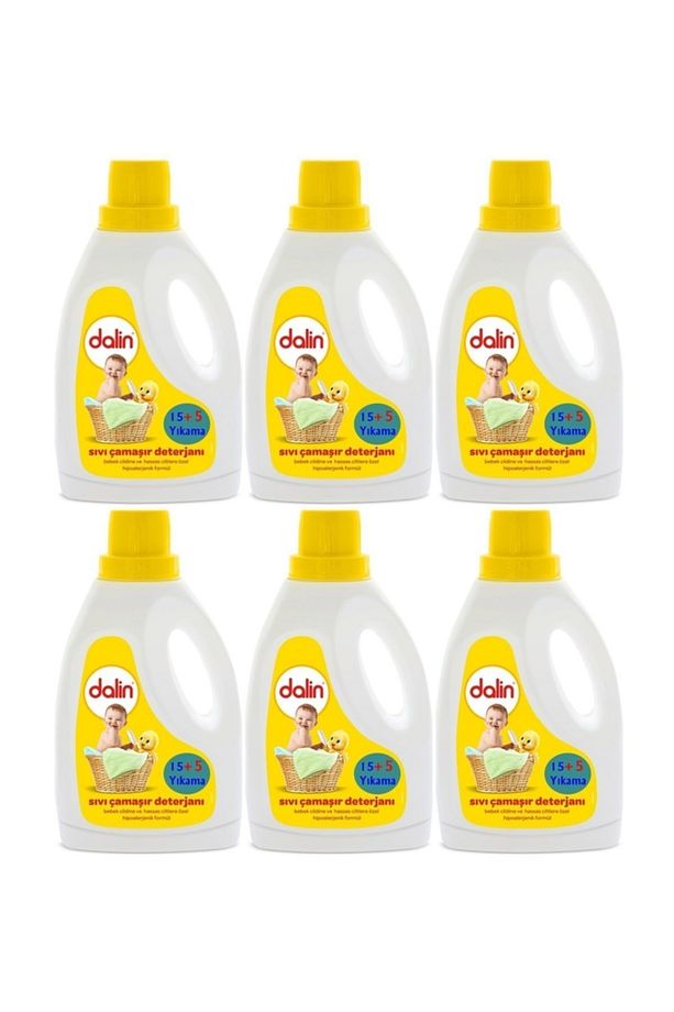 Sıvı Çamaşır Deterjanı 1500 ml 6 Adet - 1