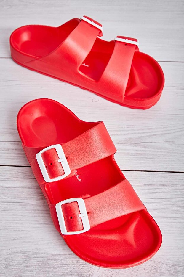 Red Women's Slippers K04740300059