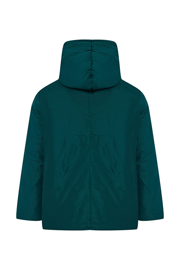 KAPÜŞONLU KISA MONT - 2