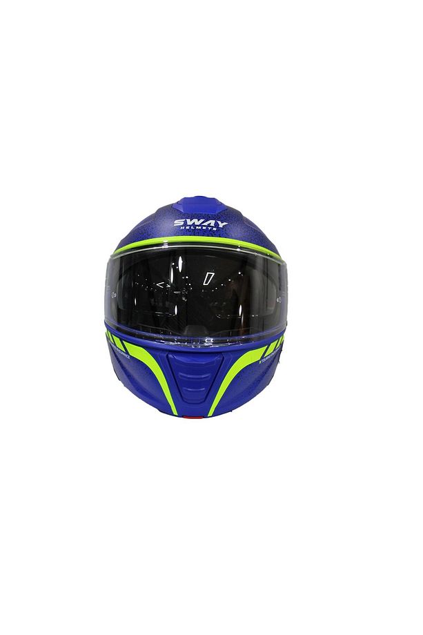 SW 917 STARS Matt Blue Black Çene Açılır Kask - 2