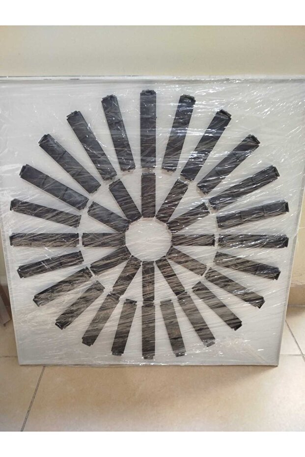 ناشر أبيض مقاس 60 × 60 سم - قابل للتفكير - 2