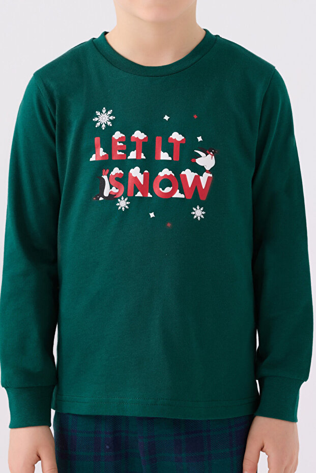 Zeleni set pidžama za dečake - 4