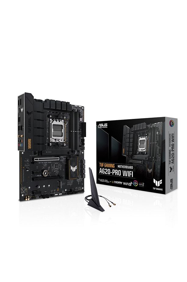 TUF GAMING A620-PRO WIFI Amd A620 Soket AM5 DDR5 6400 Mhz AURA RGB ATX Anakart - 1