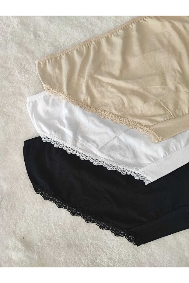 dantelli bikini külot basic slip 3 lü - 3