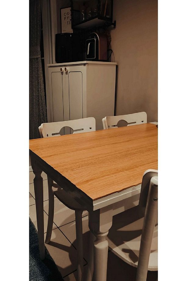 Mutfak Tezgah Üstü Ahşap Desen Kendinden Yapışkanlı Folyo Kaplama 70cmx100cm - 7