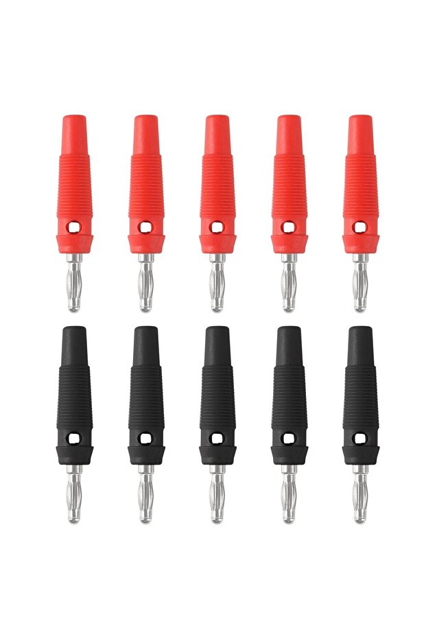 10PCS 10Pcs 32A High Current 4mm Banana Plugs Male Screw Type Stackable Audio Speaker Cable Connecto