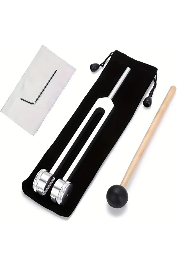 1 Set Miwayer 128 Hz Tuning Fork Set Weighted Bio-Acoustic Tuning Fork for Healing Chakra,Sound Ther