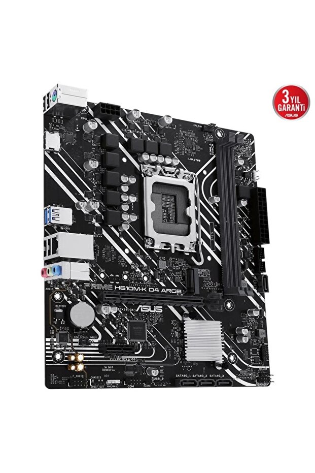 Prime H610m-k D4 Argb Ddr4 3200mhz 1xhdmı 1xm.2 Usb 3.2 Matx 1700p (12. / 13. Ve 14. Nesil Işle - 3