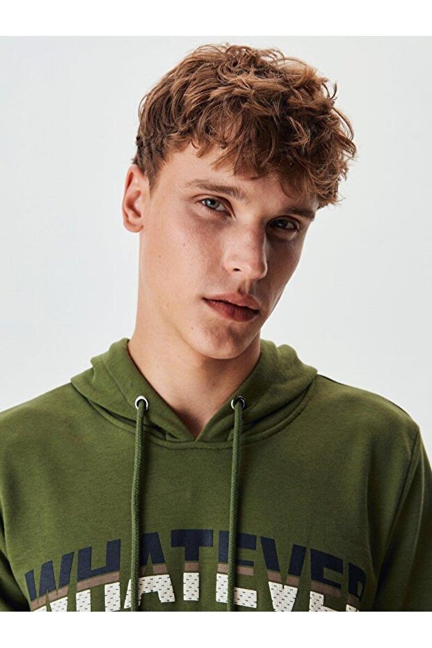 MAFOMA Slogan Baskılı Siyah Sweatshırt - 5