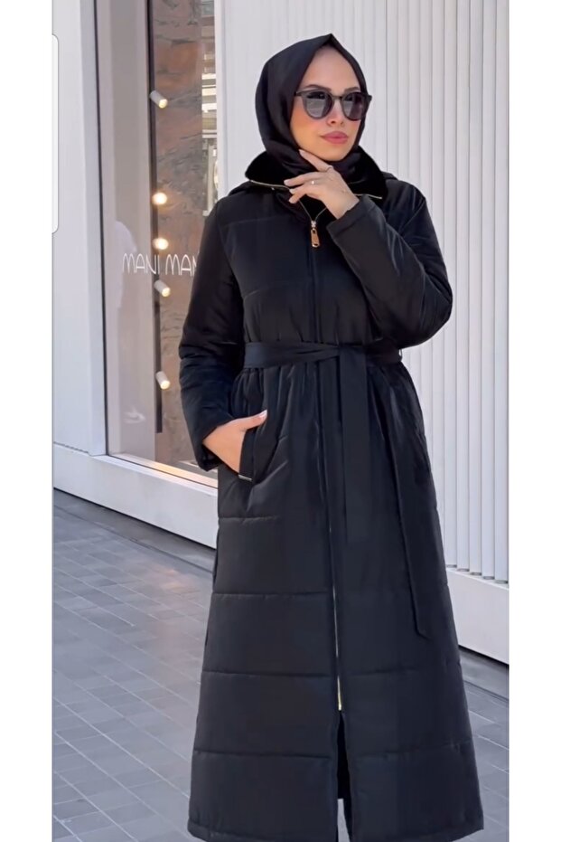kadın tesettür manto - 4