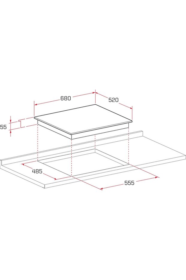 Ankastre Set (BO O6555C DB BH P7194C B CH S6532C BB) - 7