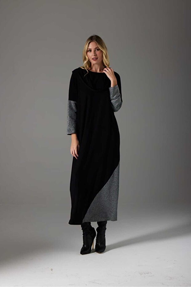 SİM GARNİLİ ELBİSE - 1