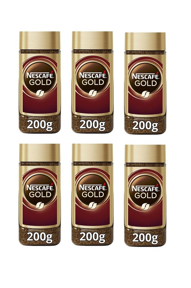 Gold Kahve Cam 200 Gr X 6 Adet - 1