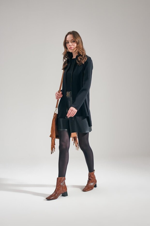 Fermuar Detaylı Ceket - 2