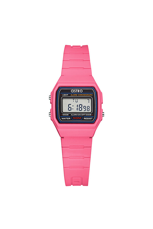 Kids Digital Black Dial Watch - A23927-PPRB