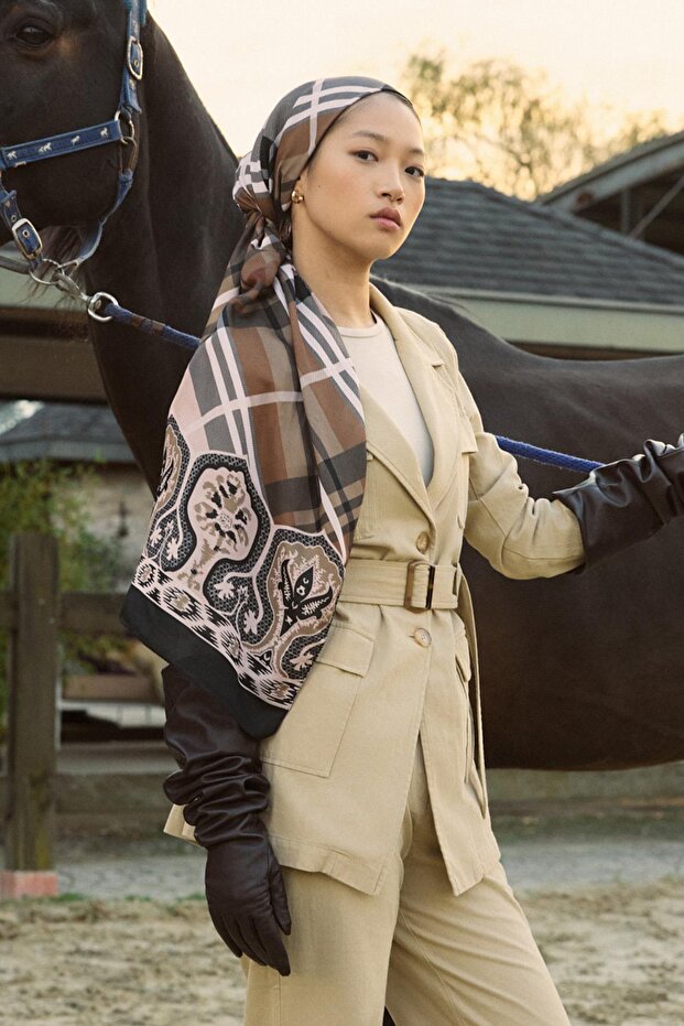 Echo Pamuk Şal Rustic Camel - 2