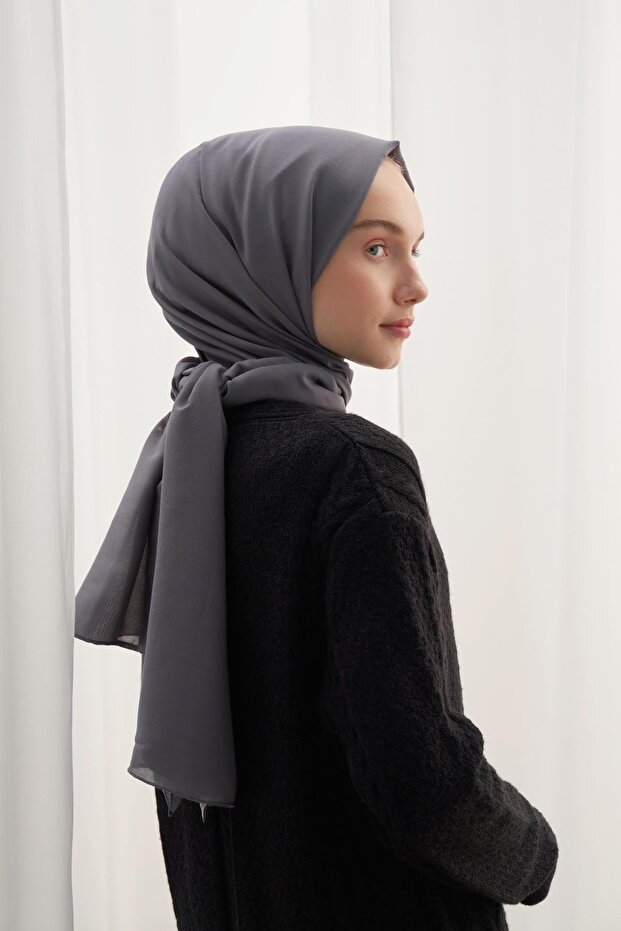 Compact Soft Şal Gri - 5