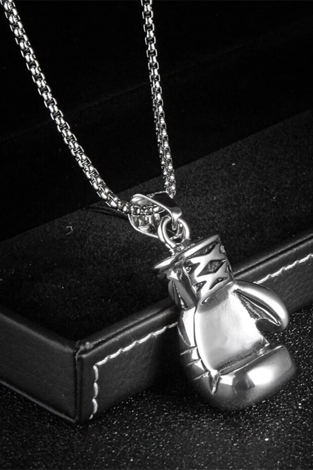 Boks Eldiveni Kolye Çelik Kolye - 5