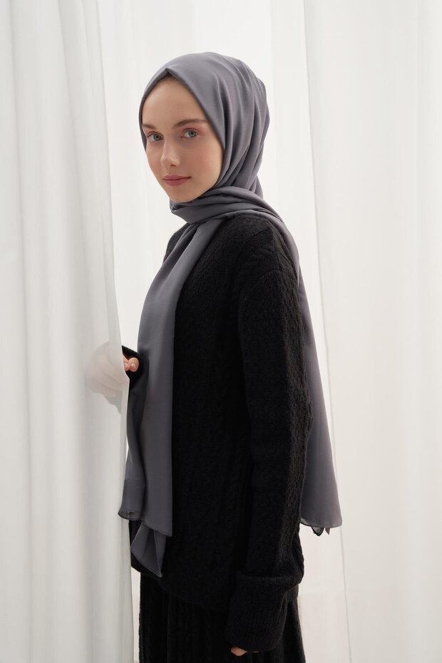 Compact Soft Şal Gri - 3