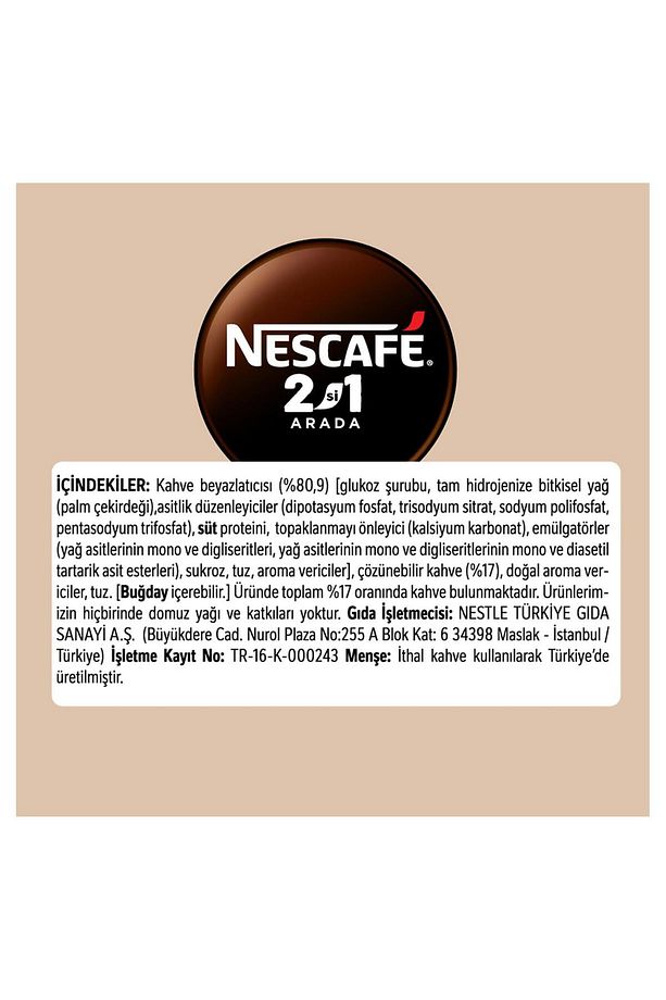 2Si1 Arada Sütlü Kahve 10 Gr X 10 Adet - 5