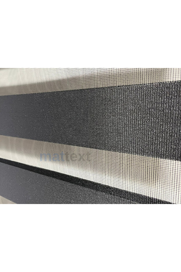 Siyah Zebra Perde - 2