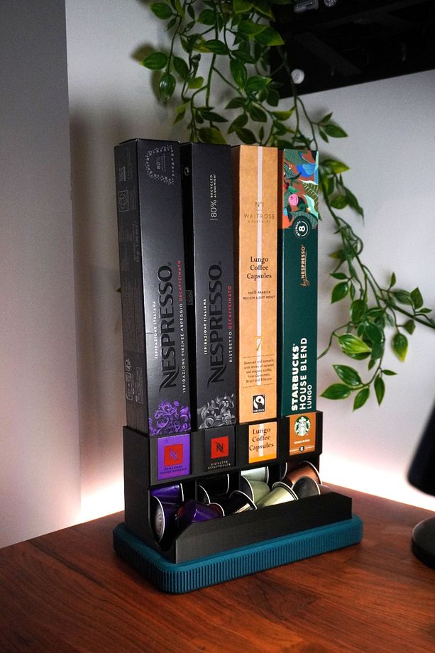 Nespresso Kapsül Kahve Standı 4'lü (MAVİ TABLA DAHİL) - 3